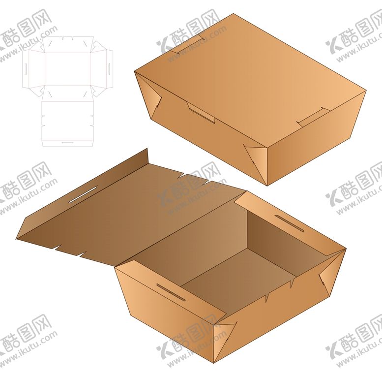 编号：78352909202318510368【酷图网】源文件下载-包装盒刀模