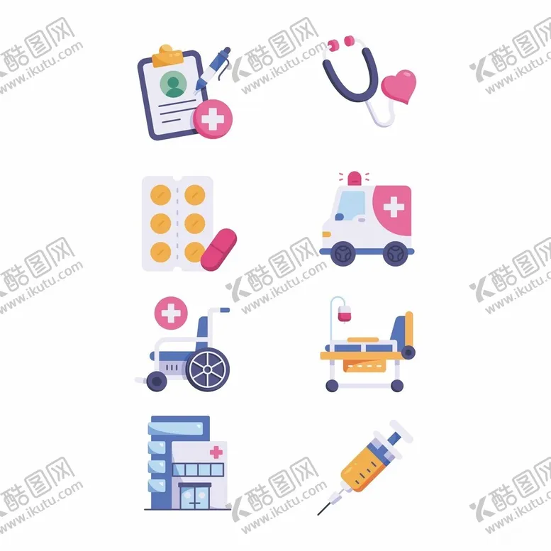 编号：71927302170810542024【酷图网】源文件下载-医疗相关的图片矢量可修改