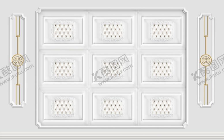 编号：85300809210148445332【酷图网】源文件下载-护墙板背景墙