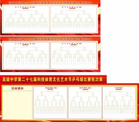 高级中学学校体育文化艺术节比赛