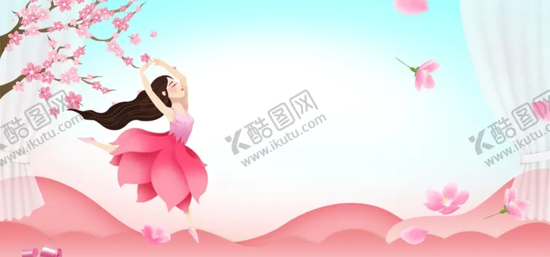 编号：92380003171144237585【酷图网】源文件下载-女神节背景