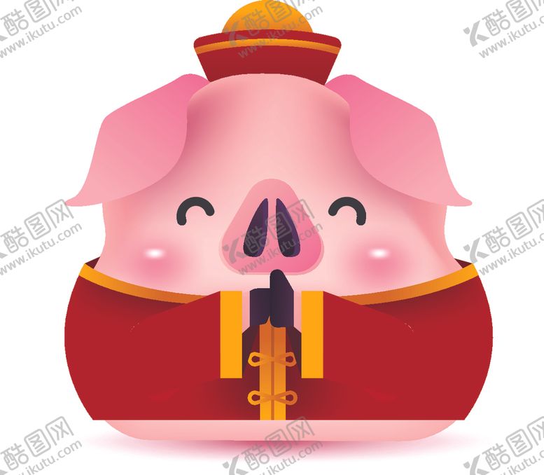 编号：16760009260821457090【酷图网】源文件下载-可爱小猪