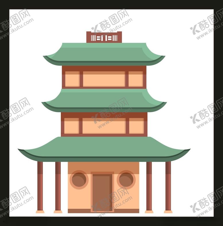 编号：85308301170911518089【酷图网】源文件下载-手绘古典建筑