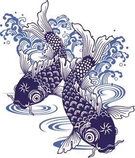 鲤鱼图案