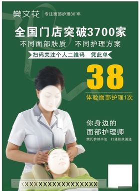 面部护理专家海报