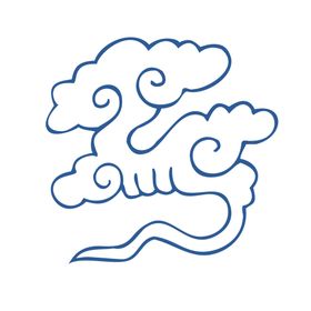 云纹样花型PNG高清图