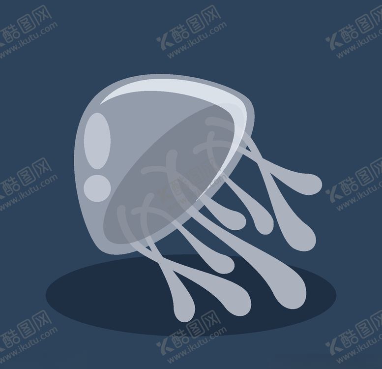编号：89094705120527089919【酷图网】源文件下载-卡通水母