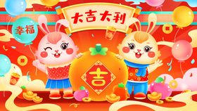 中国春节新年快乐矢量插画素材