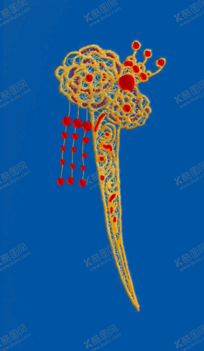 编号：27320310210722176965【酷图网】源文件下载-簪子