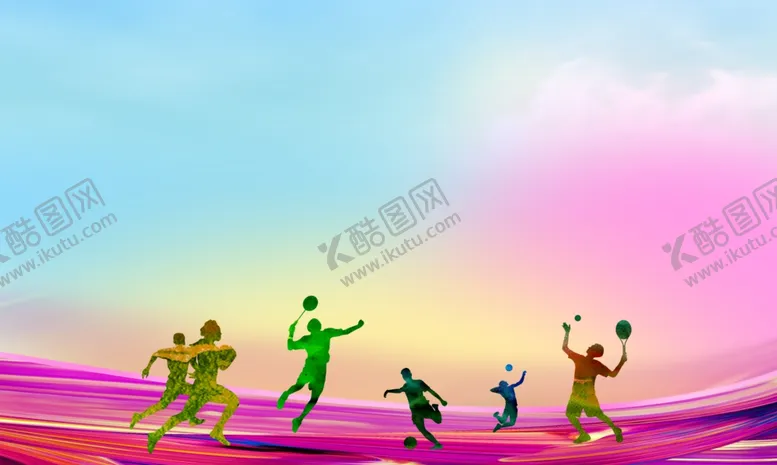 编号：27601205011719509970【酷图网】源文件下载-运动会背景艺术节背景彩色背景