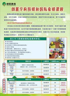 围棋和国际象棋培训
