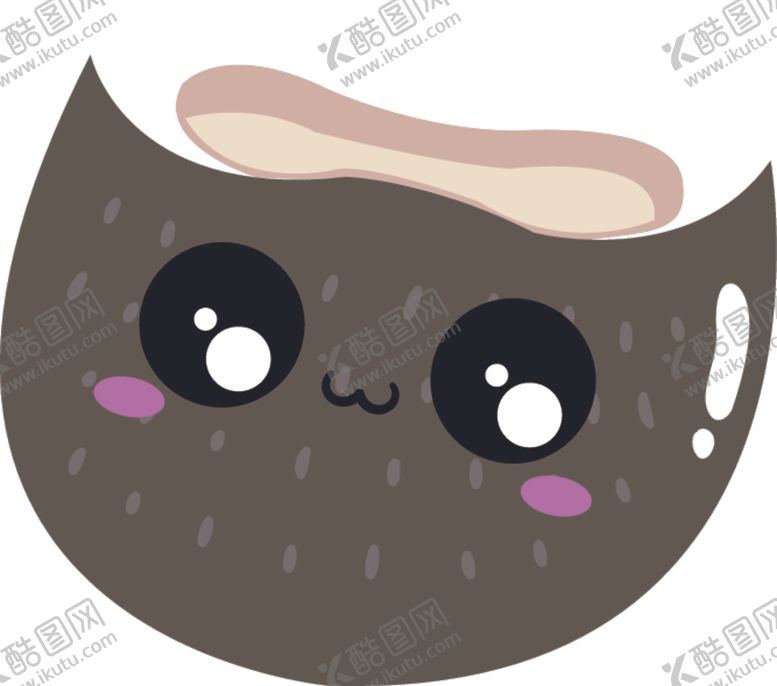 卡哇伊美食可爱可爱物AI设计素材AI矢量图