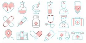 复古风西部元素图标集合