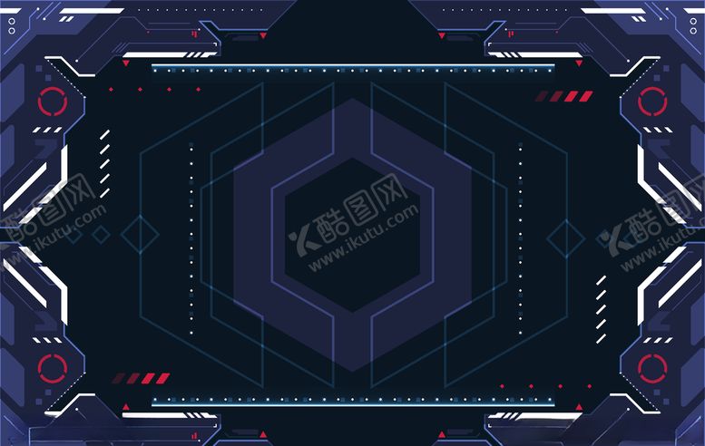 编号：85799807091807564580【酷图网】源文件下载-蓝色科技背景
