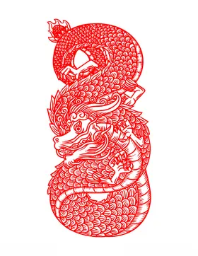 剪纸龙