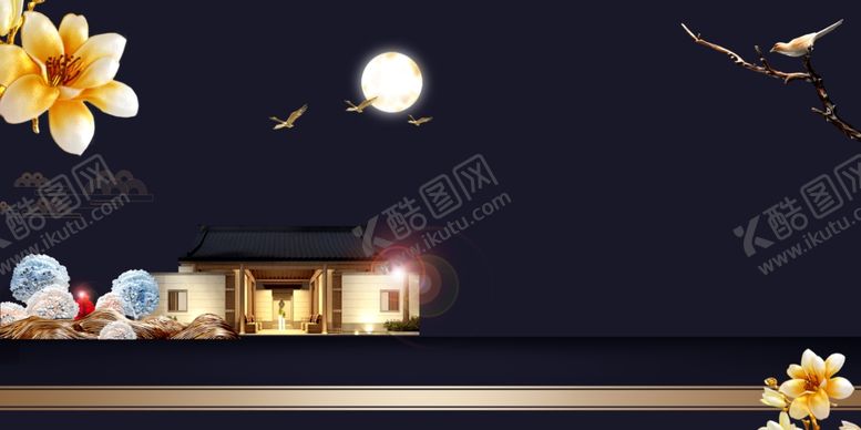 编号：28095209212256576553【酷图网】源文件下载-地产复古活动宣传背景海报素材