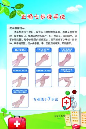 七步洗手法