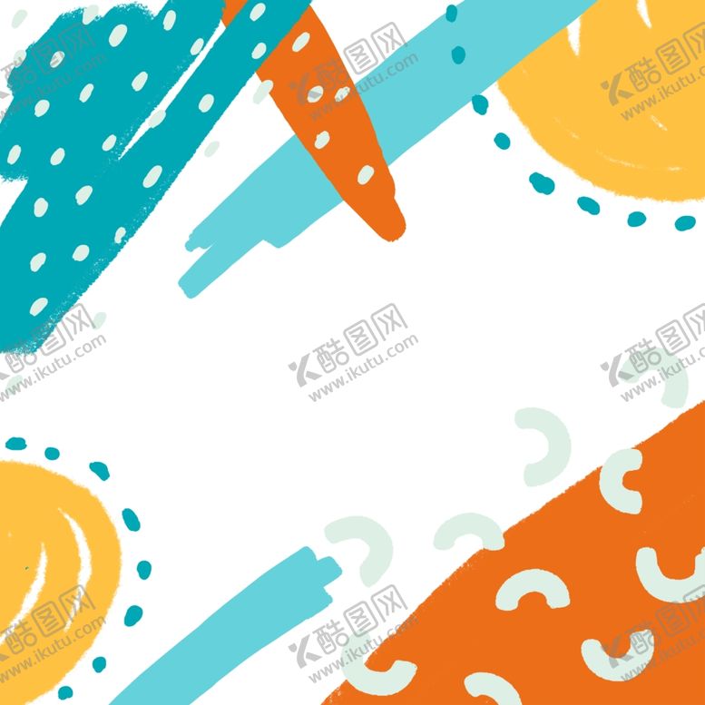 编号：66616010161219311383【酷图网】源文件下载-孟菲斯手绘设计元素