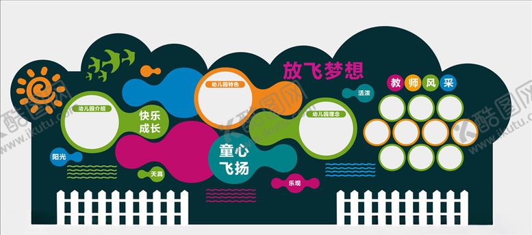 编号：75702710220930314637【酷图网】源文件下载-幼儿园文化墙