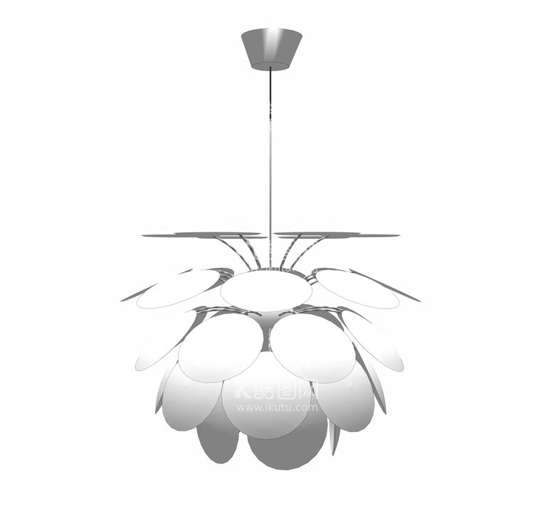 编号：32842812020523222414【酷图网】源文件下载-花式吊灯模型
