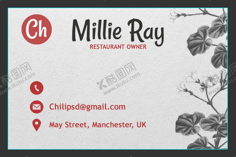 编号：23787710011323169517【酷图网】源文件下载-名片模板