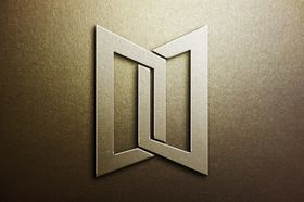 LOGO样机文化绿色翻书知识
