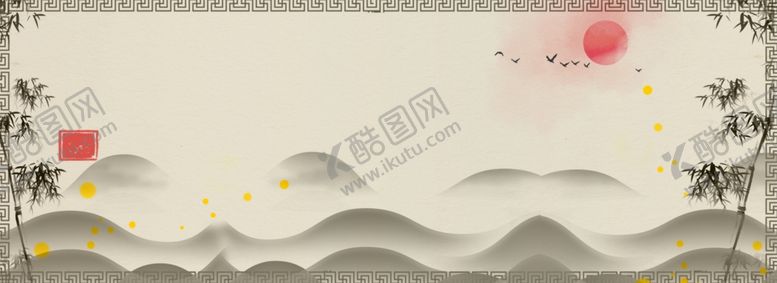 编号：25405206261106591266【酷图网】源文件下载-水墨海报素材毛笔画素材墨迹
