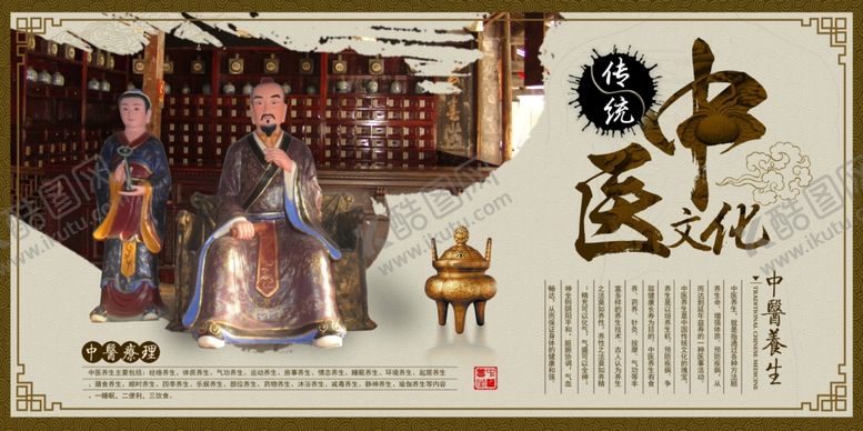 编号：64891807072144284314【酷图网】源文件下载-中国风传统中医文化展板