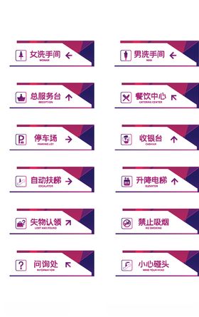 vi导视指示牌