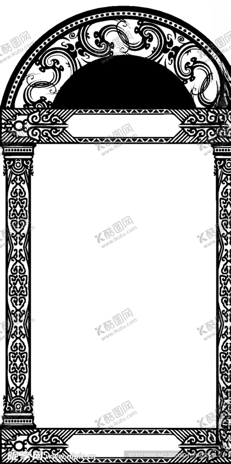 编号：46261106250907131575【酷图网】源文件下载-镂空花图案