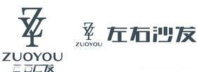 左右沙发新版logo横版竖版