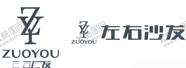 编号：75825405270007293869【酷图网】源文件下载-左右沙发新版logo横版竖版
