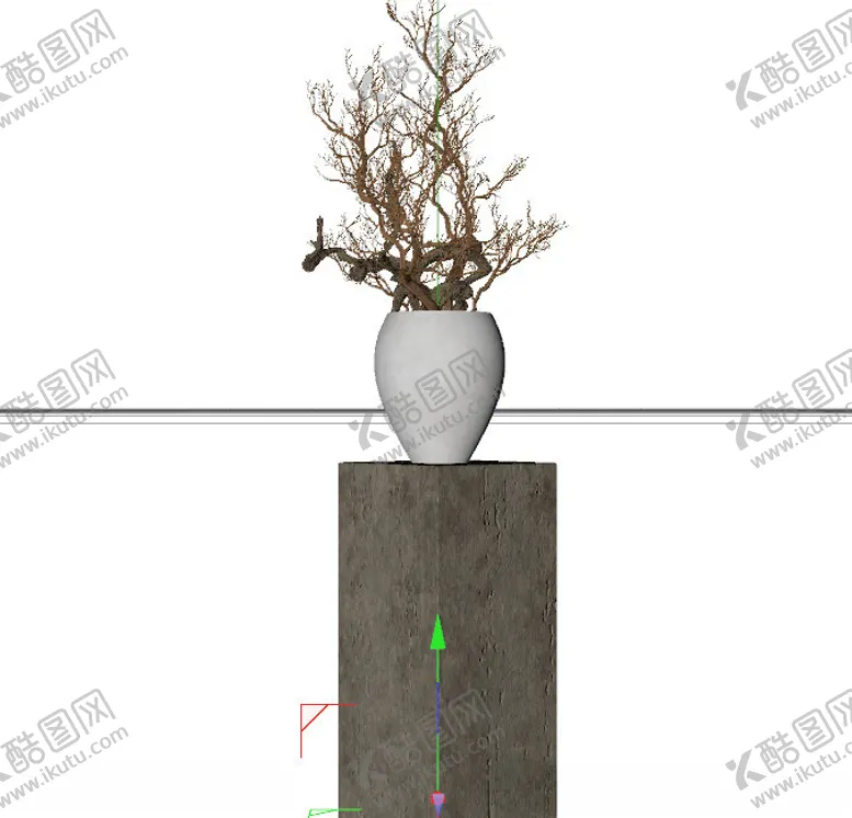 编号：58783201200653475074【酷图网】源文件下载-C4D模型花瓶