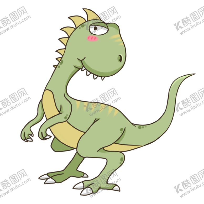 编号：22201711261707379279【酷图网】源文件下载-卡通手绘恐龙插画