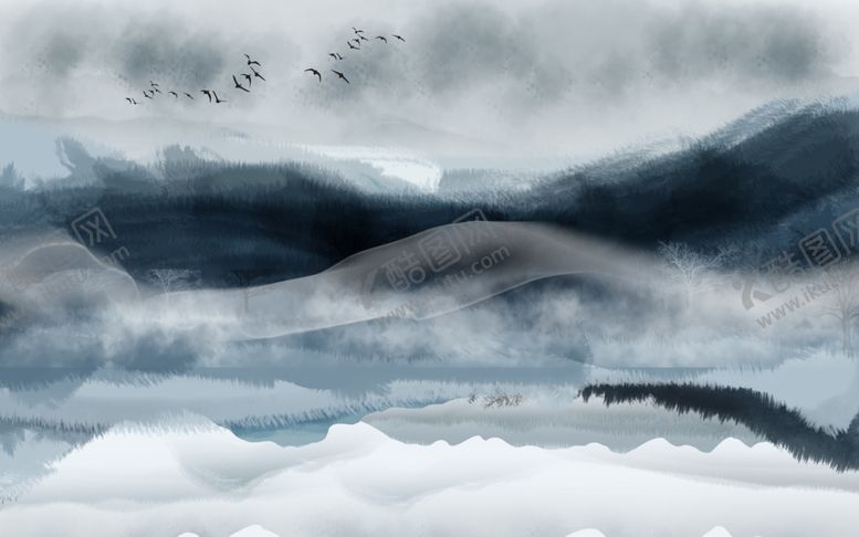 编号：67185110140218231961【酷图网】源文件下载-水墨画