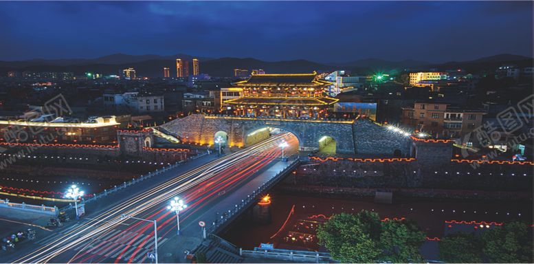 编号：26909311010638331282【酷图网】源文件下载-汀州夜景