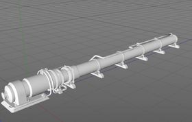 C4D模型工厂设备