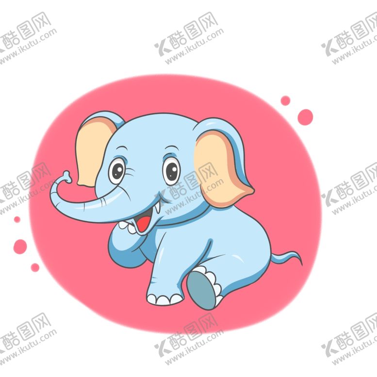 编号：66801204280812359532【酷图网】源文件下载-卡通大象