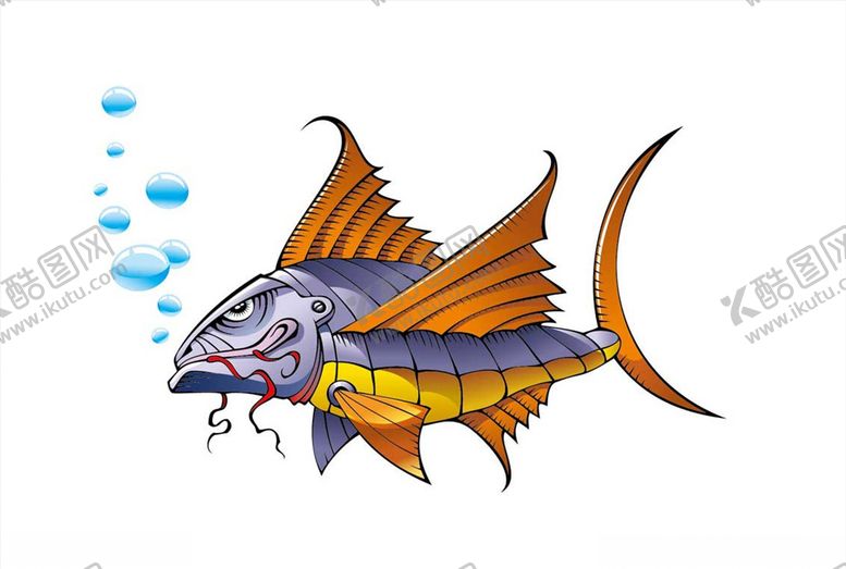 编号：74043609211733168528【酷图网】源文件下载-卡通海洋生物