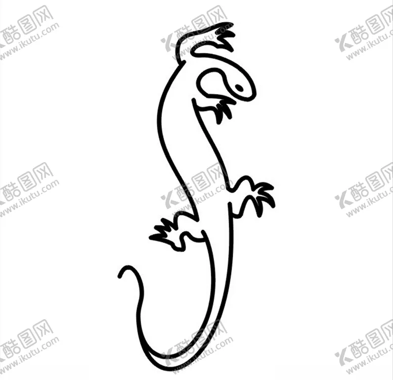 编号：25800004102028445416【酷图网】源文件下载-四脚蛇矢量图