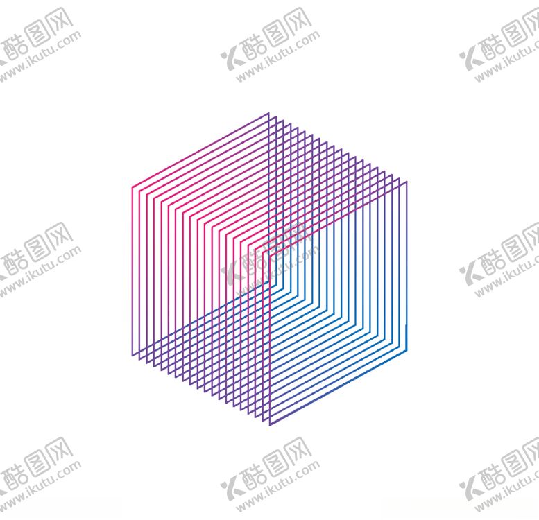 编号：87843303311123133731【酷图网】源文件下载-渐变几何线框