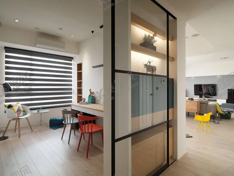 编号：37165709230547217950【酷图网】源文件下载-北欧书房图片