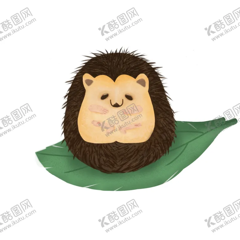 编号：37352004071815047759【酷图网】源文件下载-手绘刺猬插画
