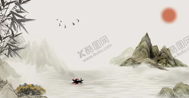 编号：24601810020828012187【酷图网】源文件下载-水墨背景