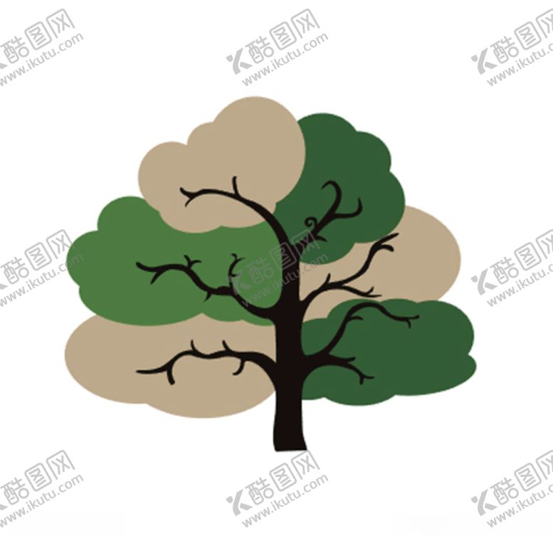 编号：28778007040615169919【酷图网】源文件下载-矢量树木素材图片