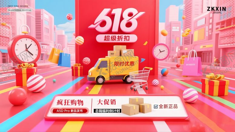 编号：18061606291524273054【酷图网】源文件下载-618海报