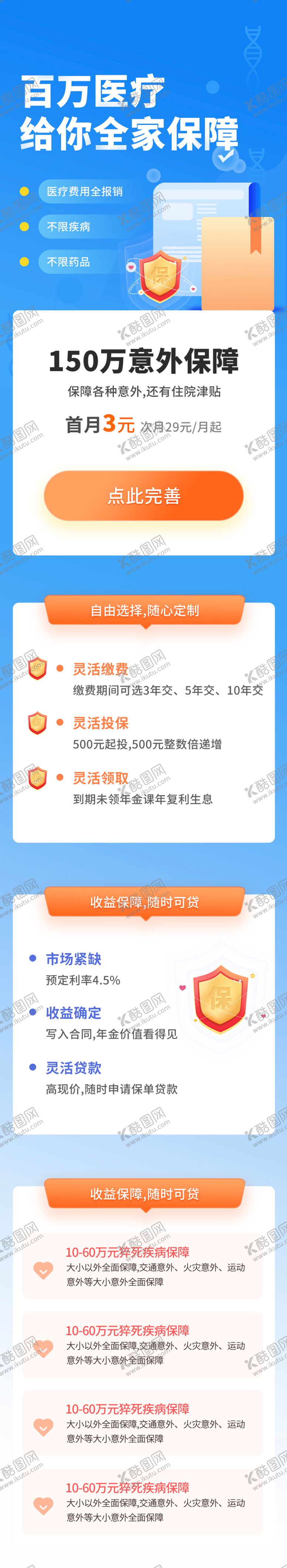 编号：75013509082007578094【酷图网】源文件下载-重疾意外险知识科普电商详情页
