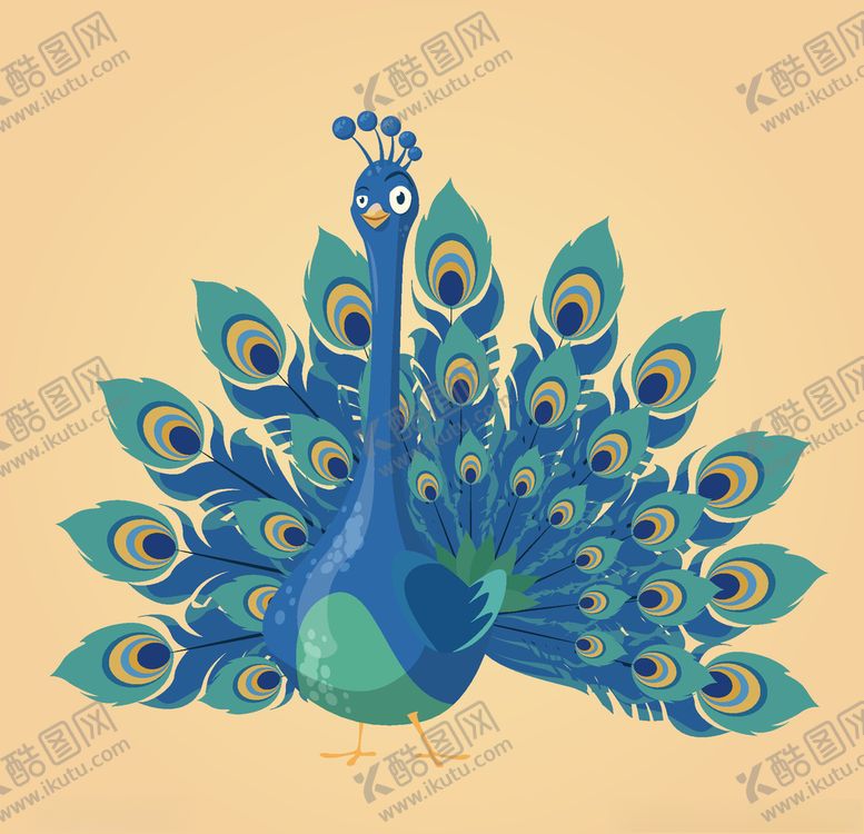 编号：92397510100207454978【酷图网】源文件下载-孔雀