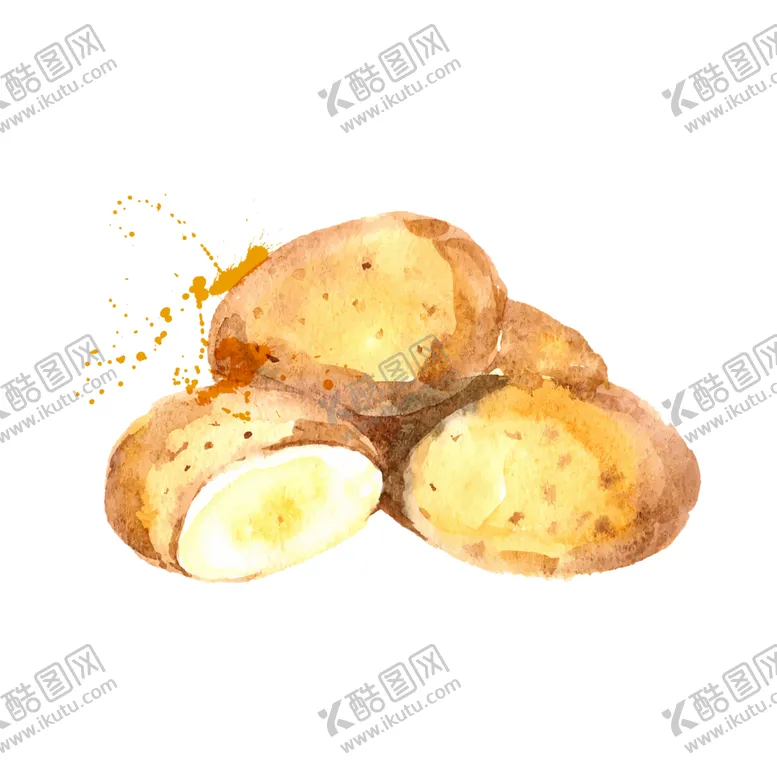 编号：66682403140103422009【酷图网】源文件下载-手绘彩色蔬菜免扣素材图片