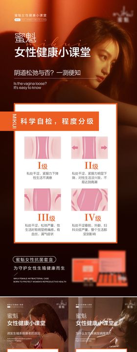 私护女性产品活动系列海报